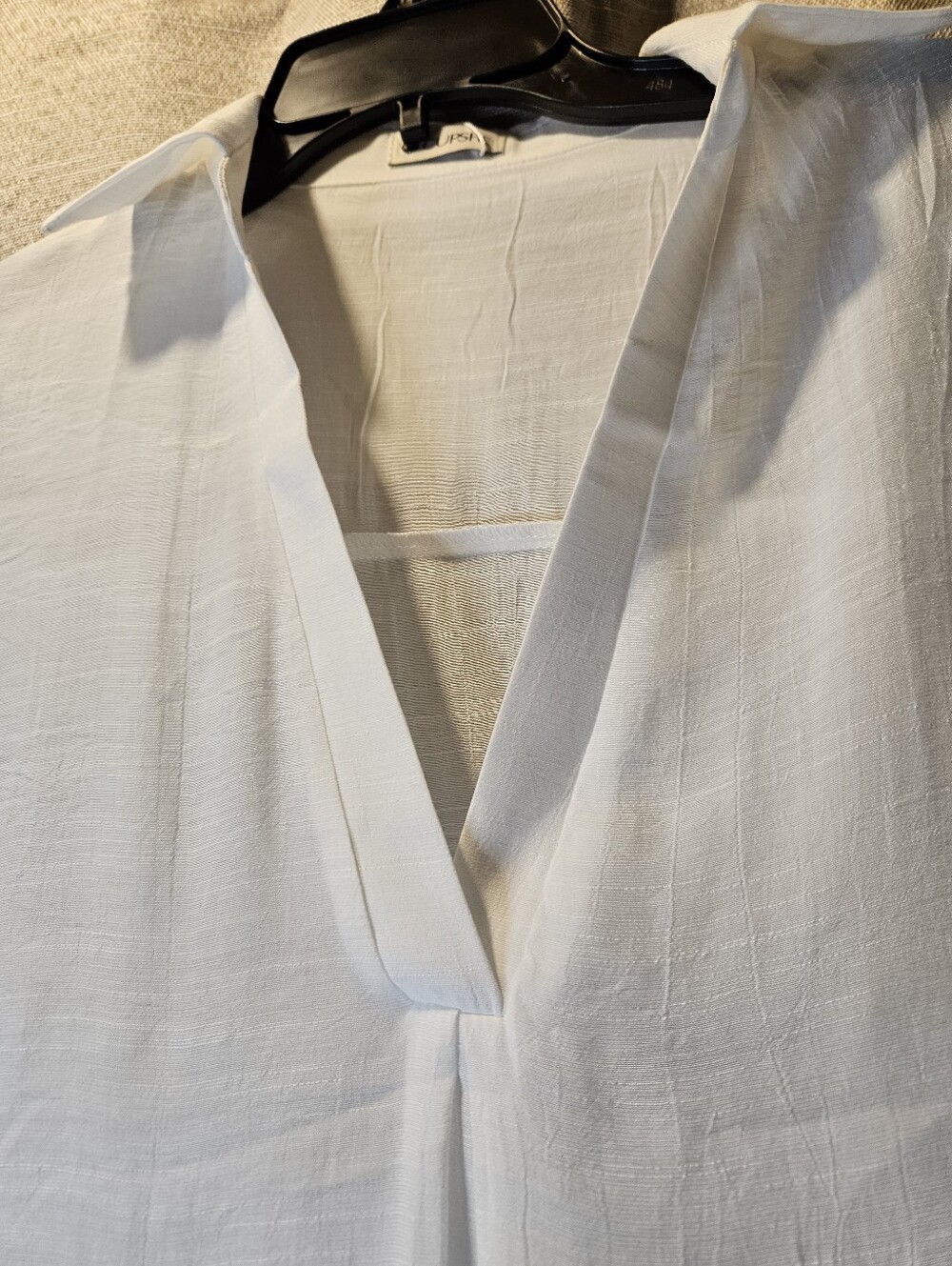 Cupshe White Sheer Slit Maxi Cover-Up Beach Dress Medium New - Picture 6 of 16